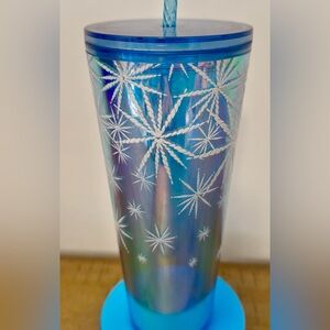 ❄️ Starbucks Holiday Iridescent Snowflakes Tumbler ❄️